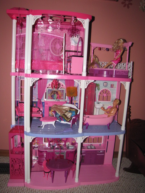90s barbie doll house